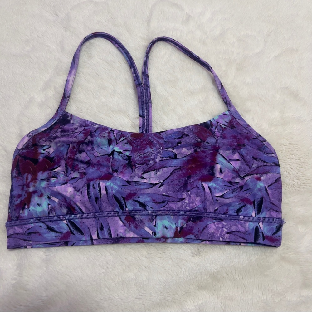 Purple lululemon sports bra